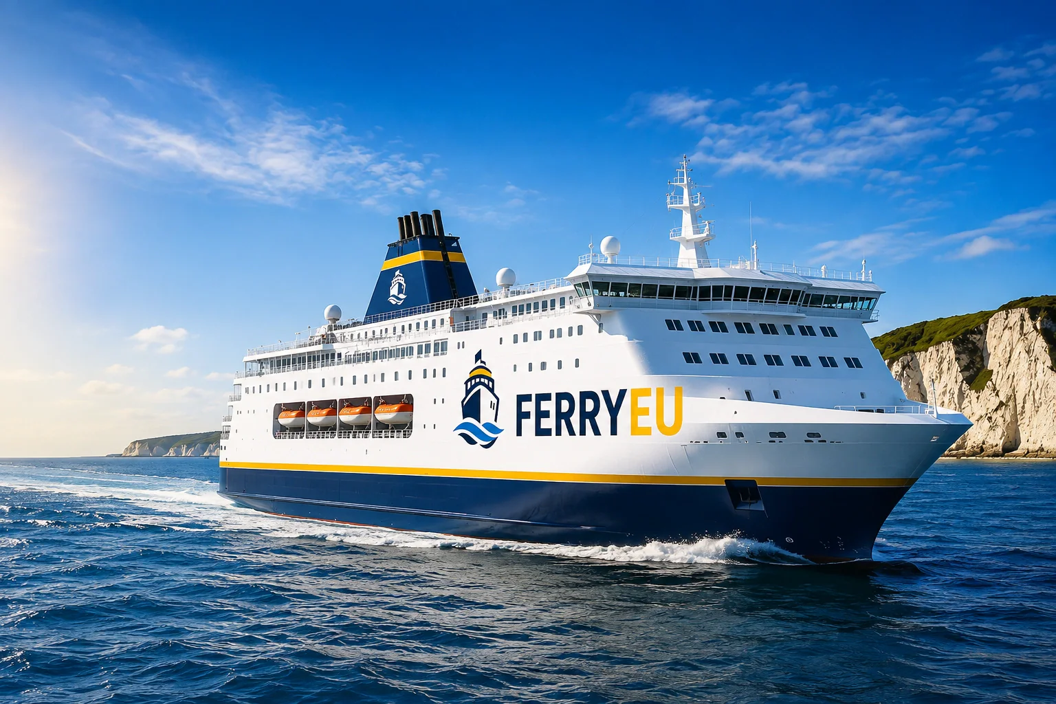 Açıklayıcı FerryDenizde AB yolcu feribotu