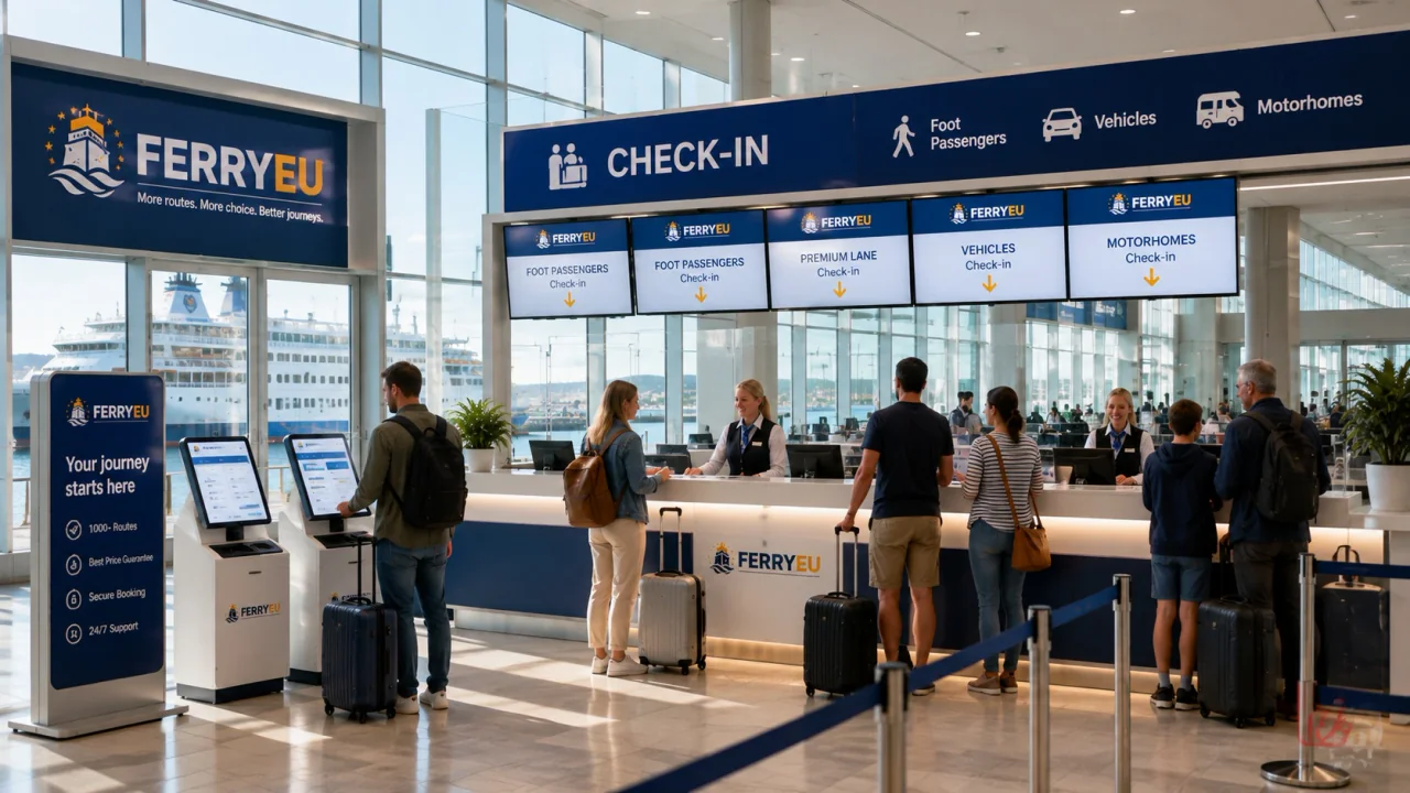 Feribot check-in masaları