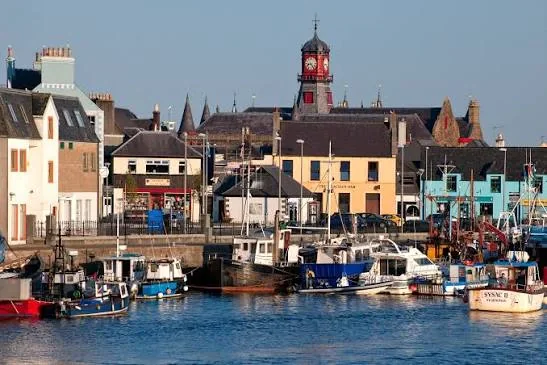 Lewis'in Isle of Lewis'teki Stornoway limanı