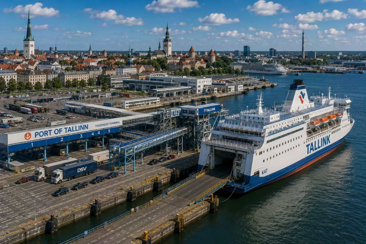 Tallinn Feribot İskelesi ve feribot terminali alanı