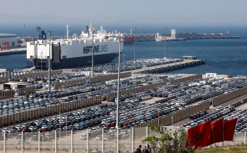 Fas'taki Tangier Med yolcu feribot terminali