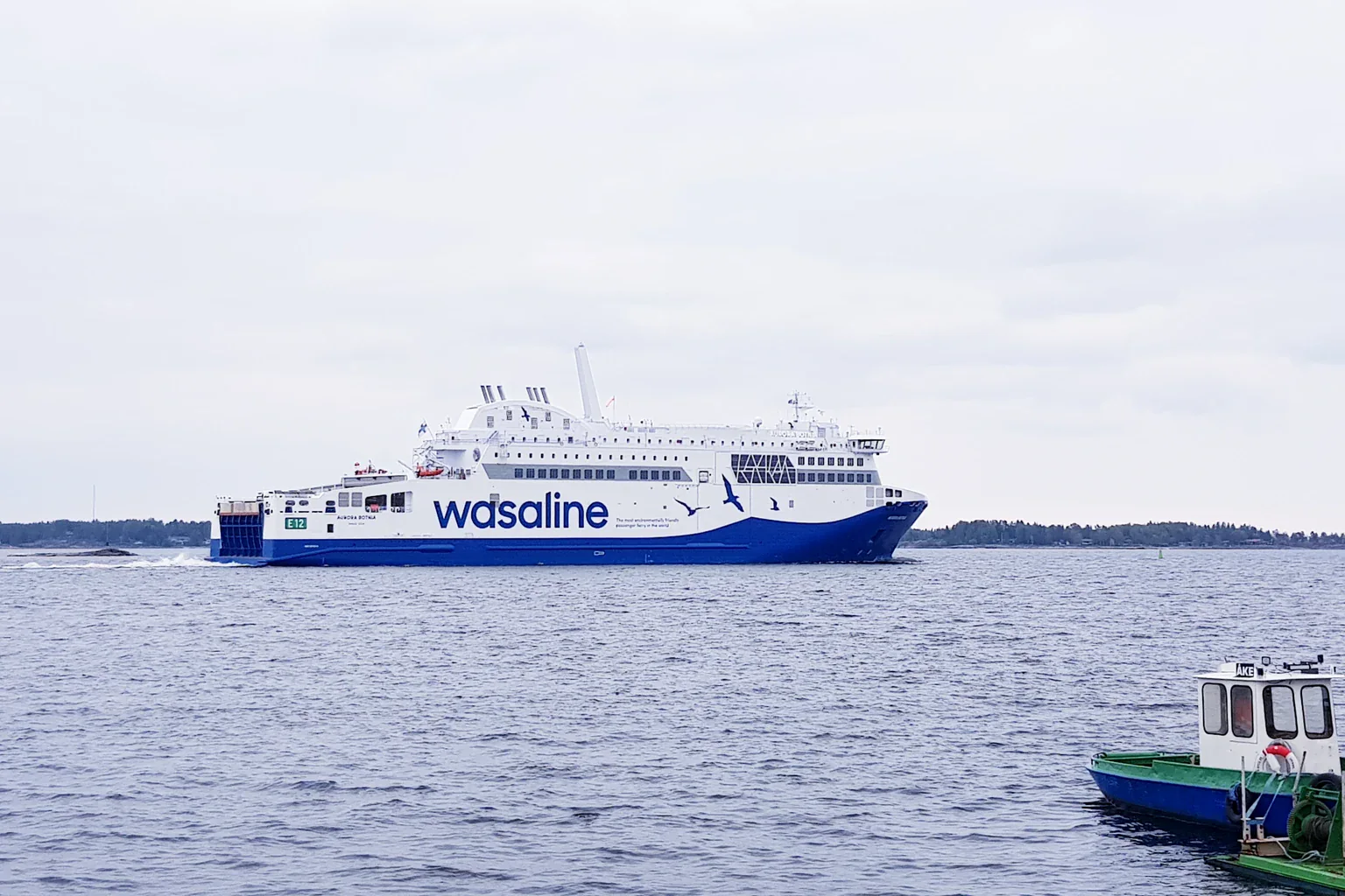 Aurora Botnia Vaasa'dan kalkıyor