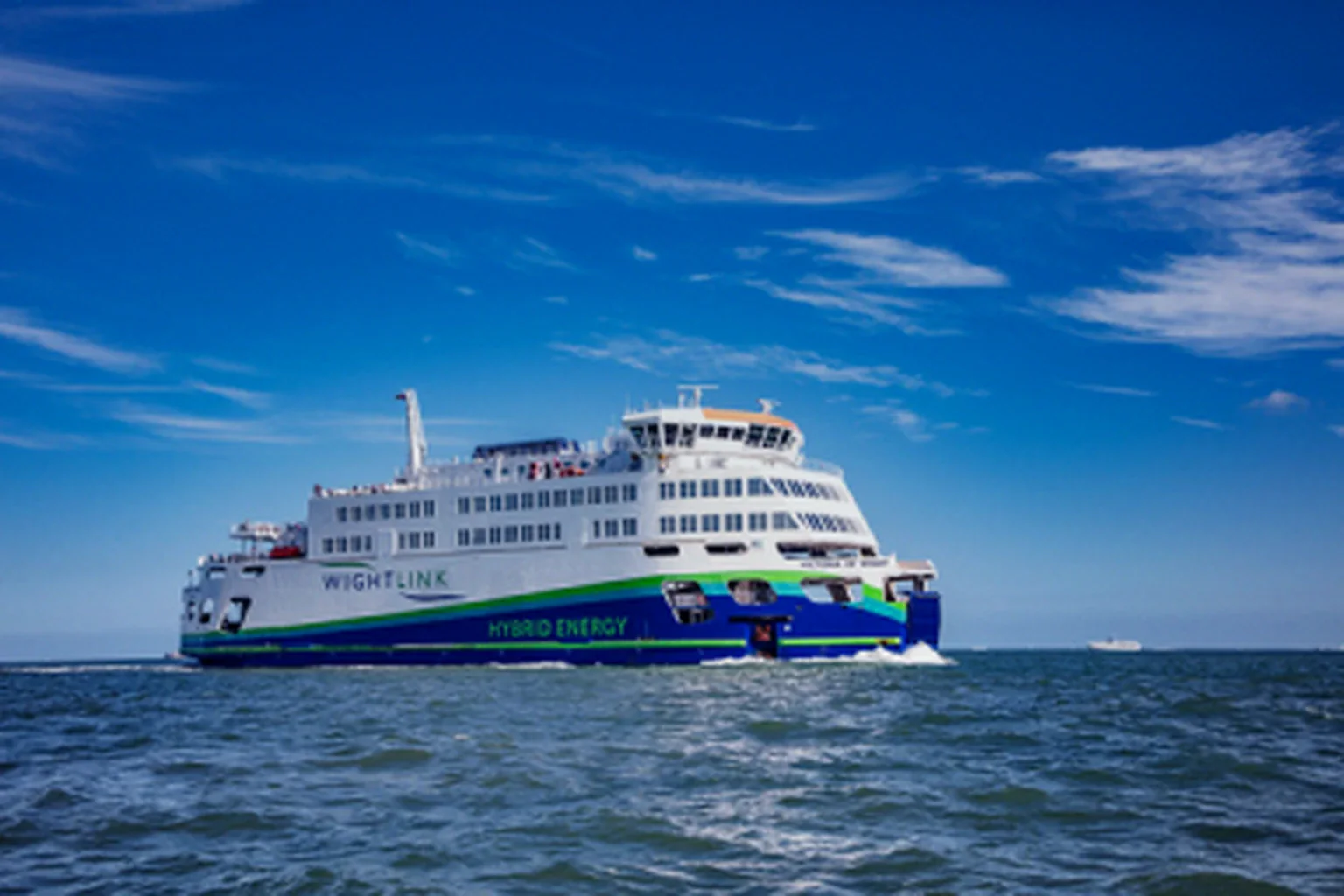 Solent'ten geçen Wightlink Victoria of Wight feribotu