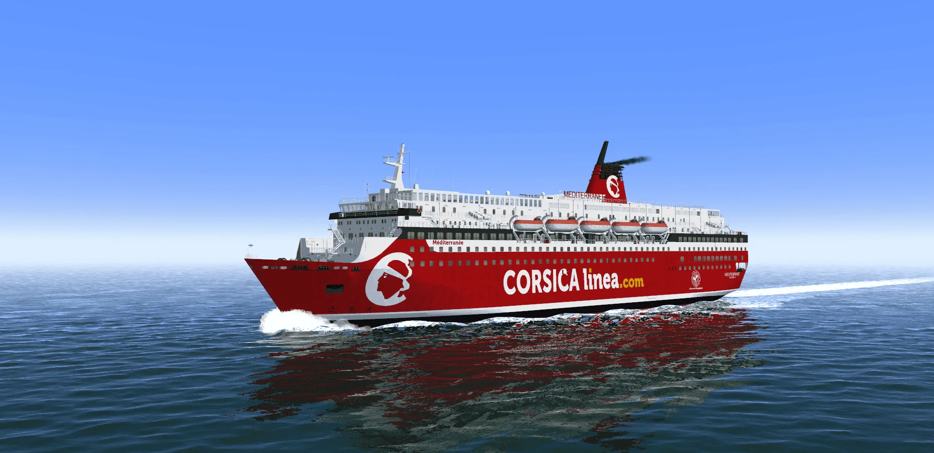 Cezayir'e hizmet veren CORSICA linea feribotu