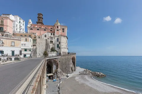 Atrani, İtalya manzarası