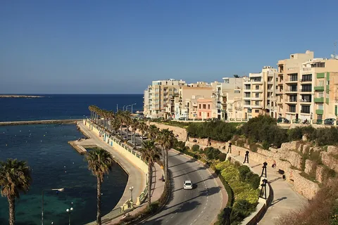 Bugibba, Malta manzarası