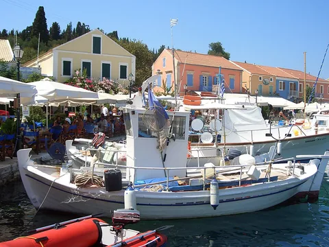 Fiskardo, Yunanistan manzarası