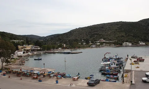 Mesta (Chios), Yunanistan manzarası
