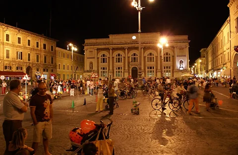 Pesaro, İtalya manzarası