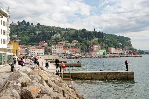Piran, Slovenya manzarası