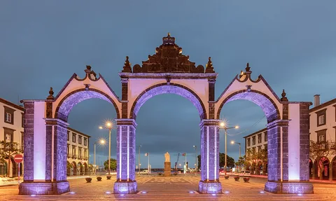 Ponta Delgada, Portekiz manzarası