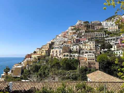 Positano, İtalya manzarası