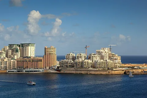 Sliema, Malta manzarası
