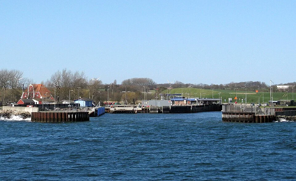 Spodsbjerg kıyısı ve liman çevresi