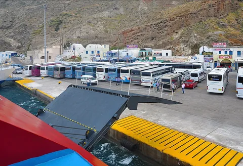 Thira (Santorini), Yunanistan manzarası
