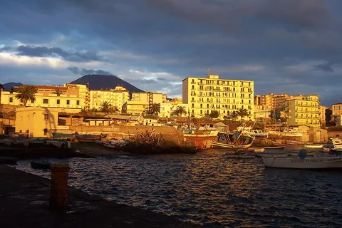 Torre del Greco, İtalya manzarası
