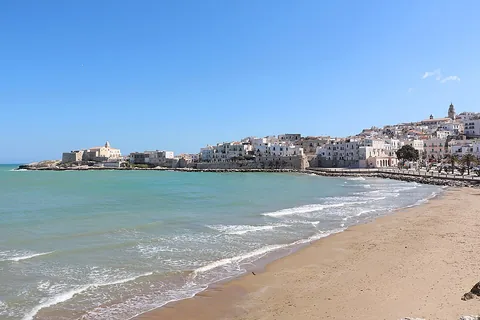 Vieste, İtalya manzarası